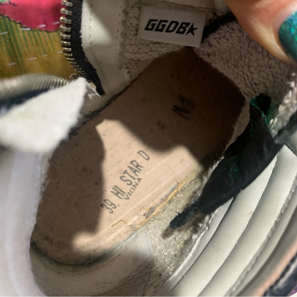 Golden Goose Hi Star Hi Slide Platform - FLAWS - Picture 10 of 17